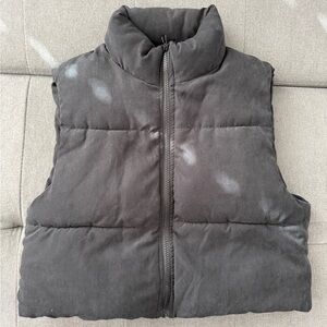 Women's Black Puffer Vest